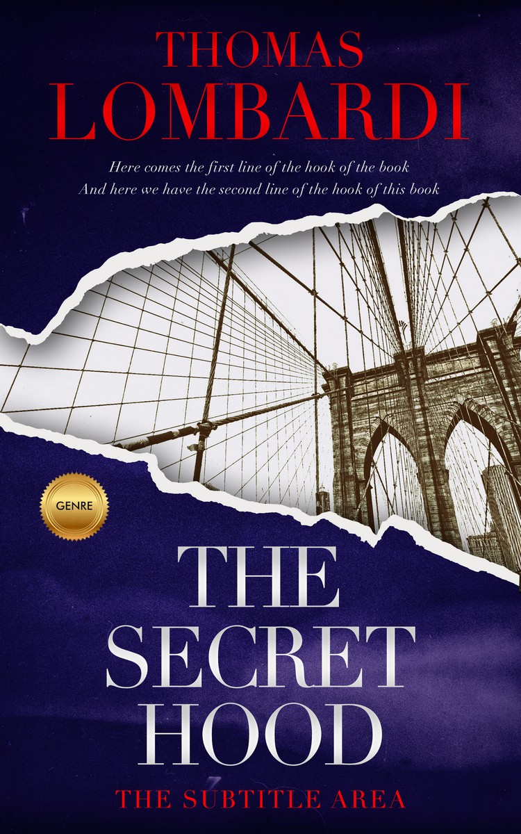 2D view of Premade Mystery & Thriller & Suspense Book Cover - Wafer