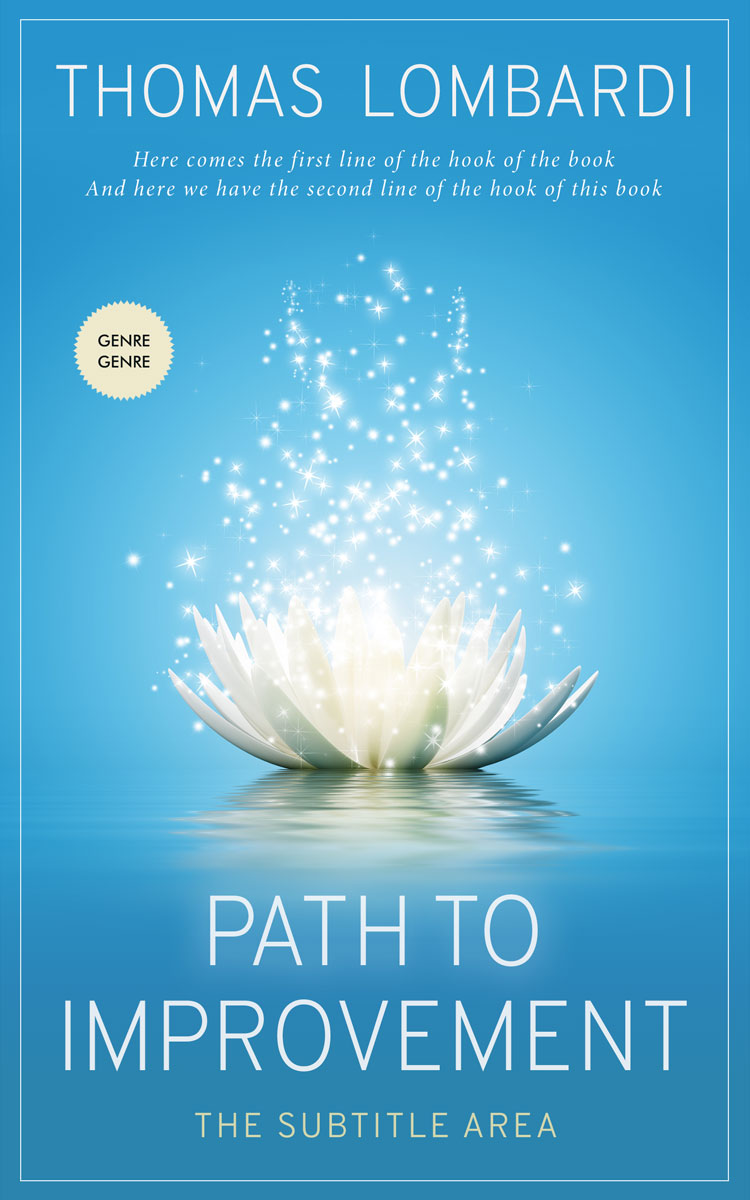 2D view of Premade Self-Improvement & Self-Help Book Cover - Shakespeare