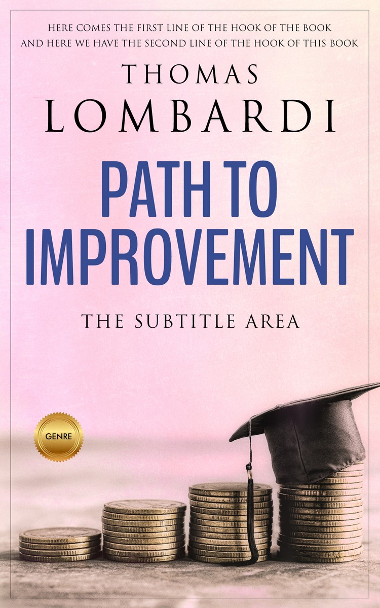 2D view of Premade Business Book Cover - We Peep