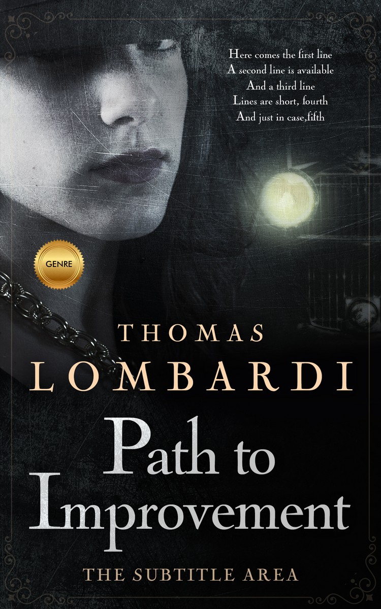 2D view of Premade Historical Book Cover - Woodsmoke