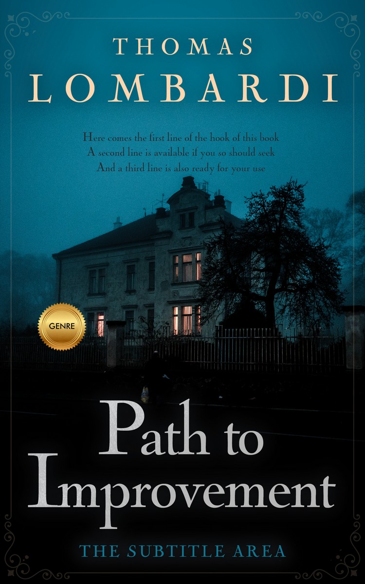 2D view of Premade Mystery & Thriller & Suspense Book Cover - Aztec