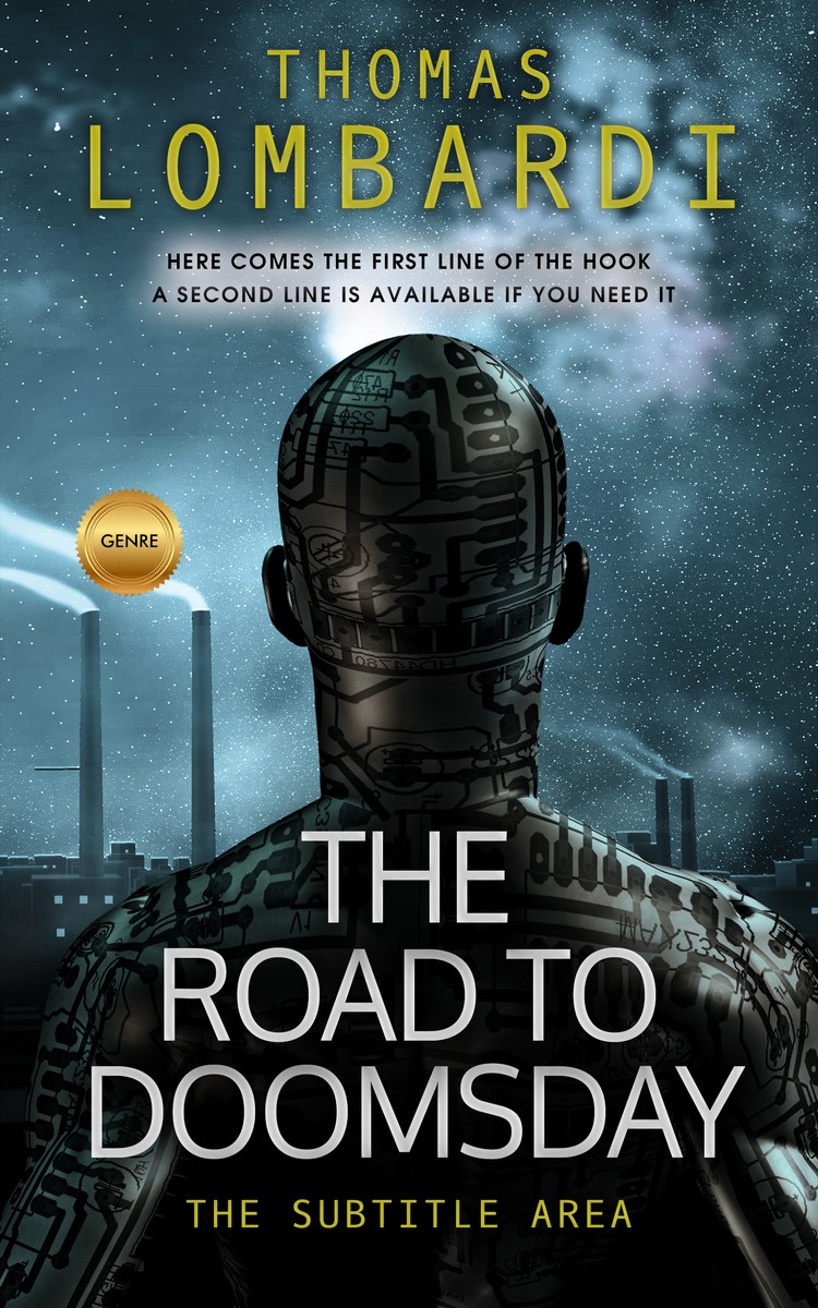 2D view of Premade Apocalyptica Book Cover - Mirage