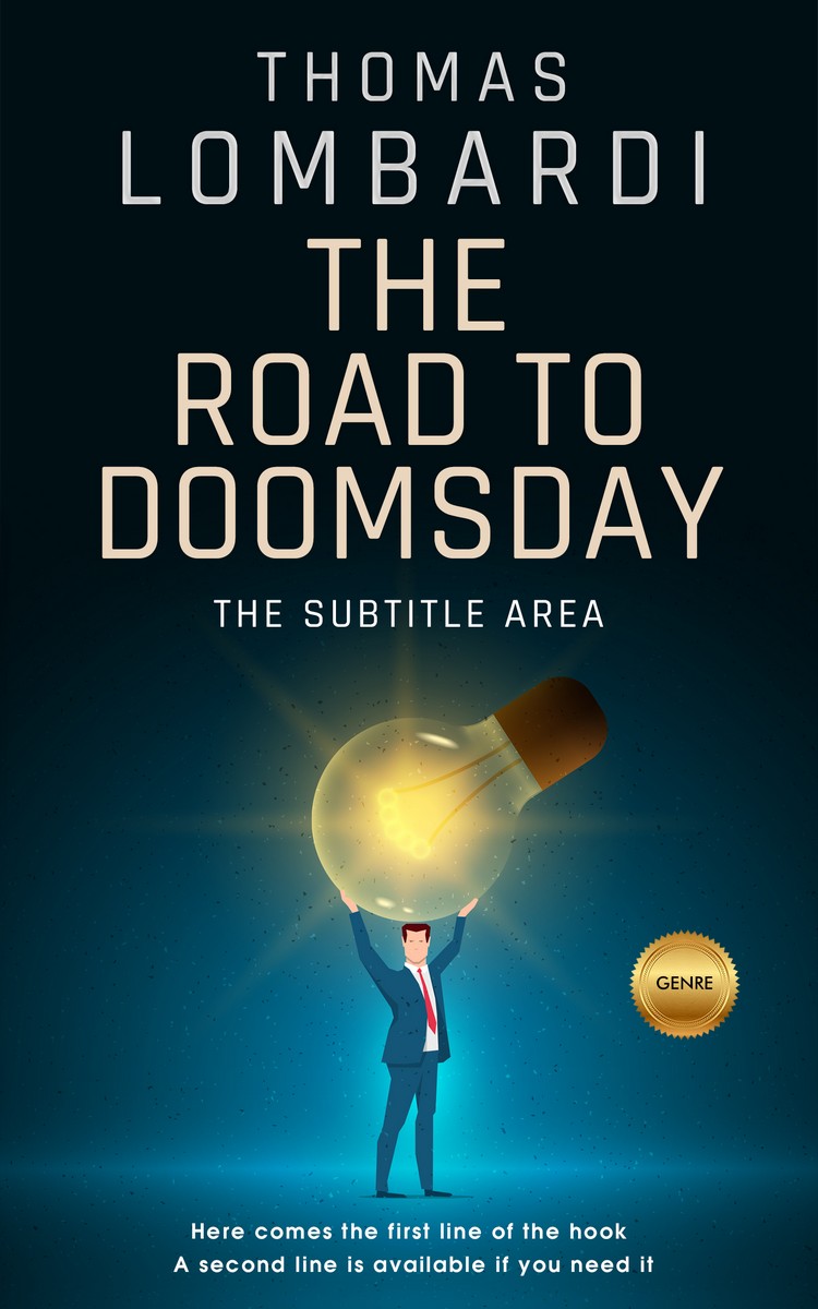 2D view of Premade Business Book Cover - Black Pearl