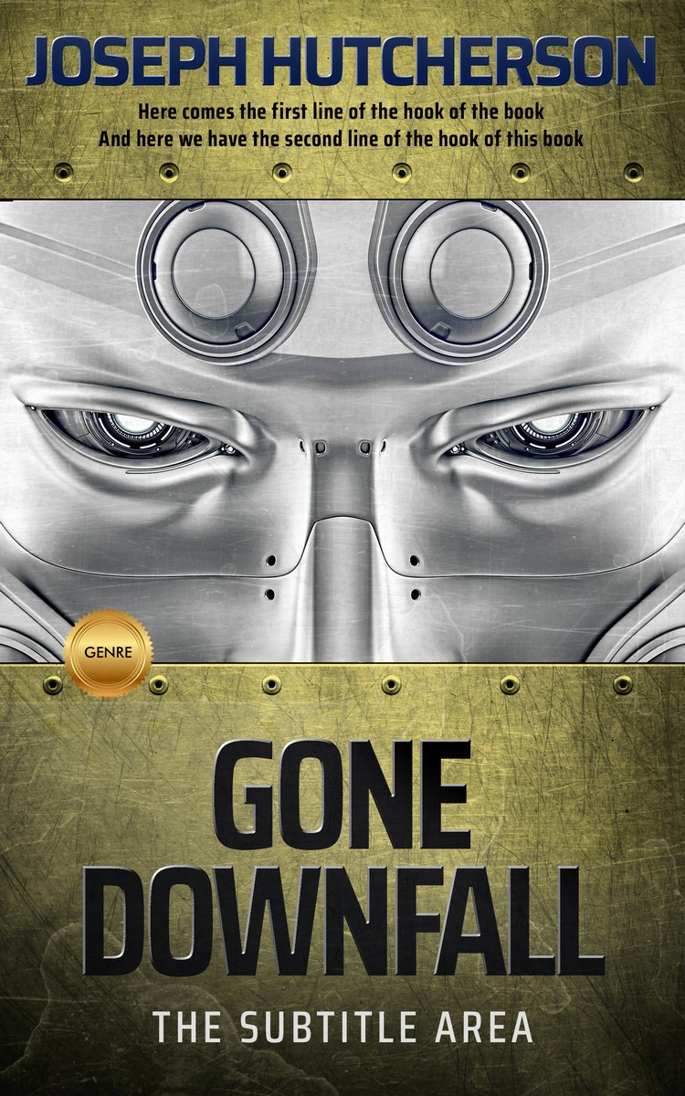 2D view of Premade Science Fiction Book Cover - Clay Creek