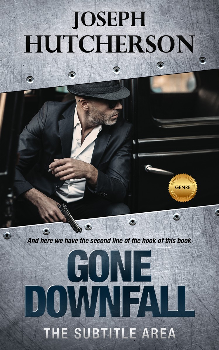 2D view of Premade Historical Book Cover - Shark