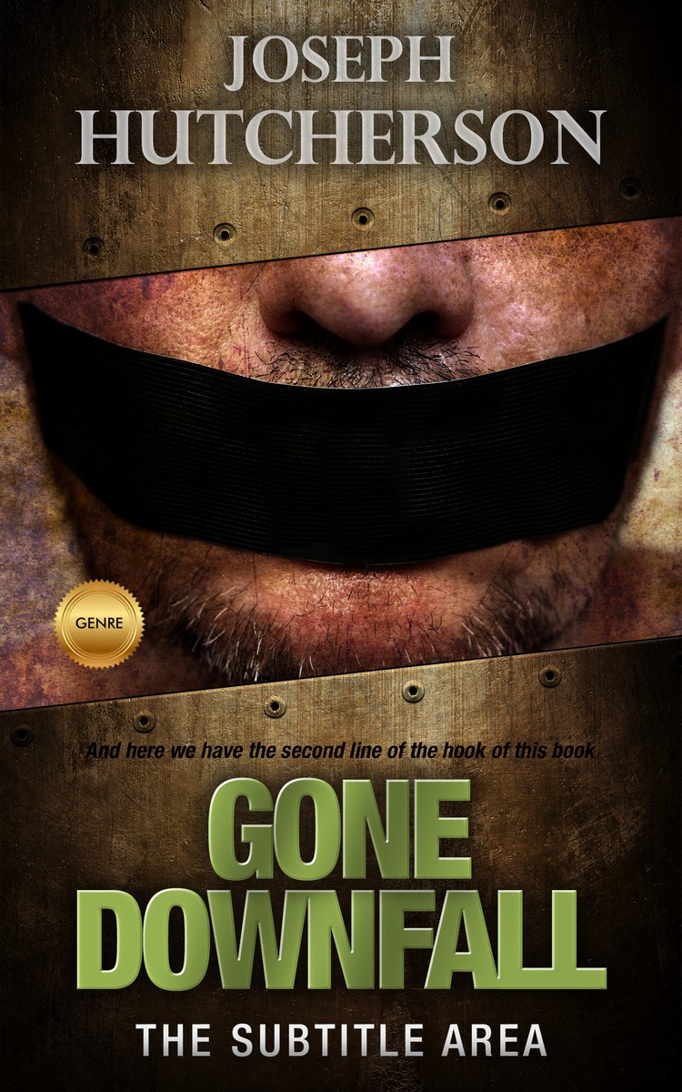 2D view of Premade Action & Adventure Book Cover - Eternity