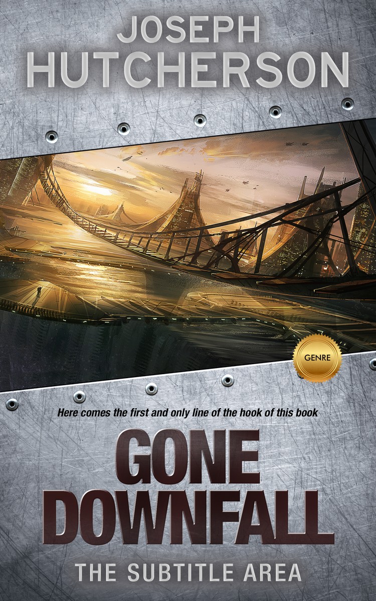 2D view of Premade Apocalyptica Book Cover - Cloudy