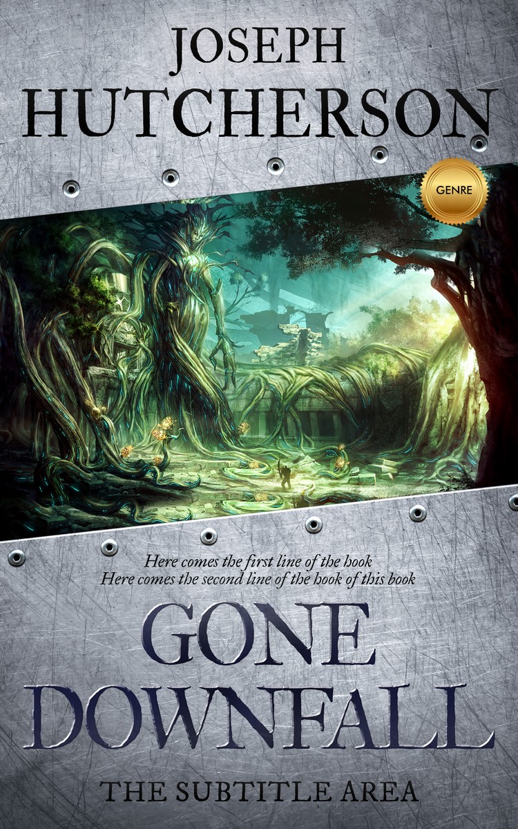 2D view of Premade Mystery & Thriller & Suspense Book Cover - Nandor