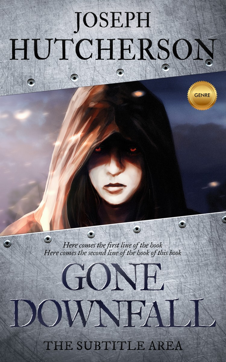 2D view of Premade Fantasy Book Cover - Spun Pearl