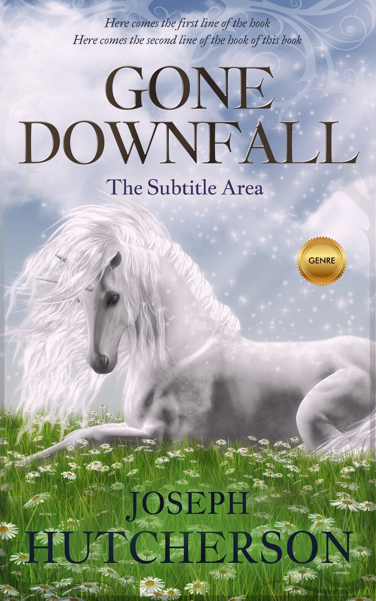 2D view of Premade Fantasy Book Cover - Ghost