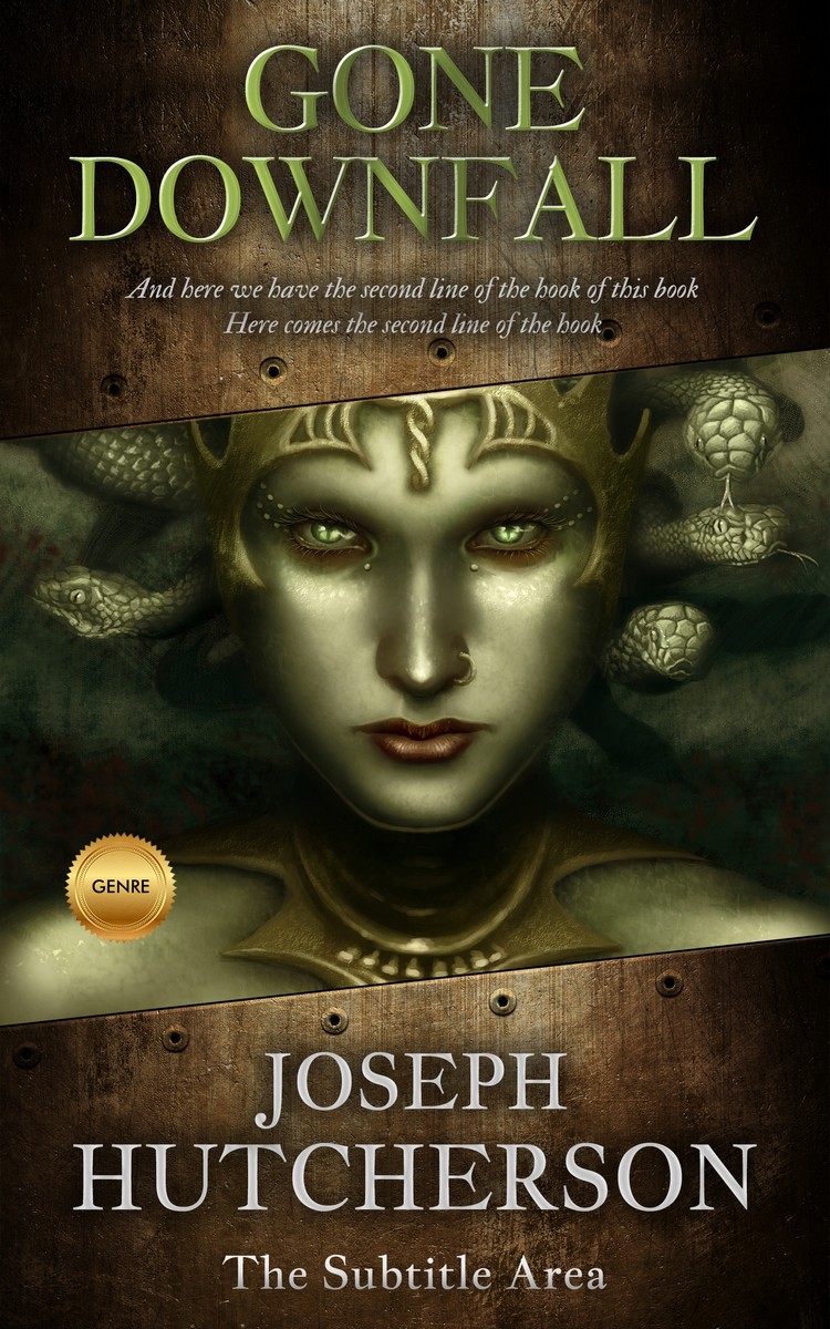 2D view of Premade Historical Book Cover - Oil