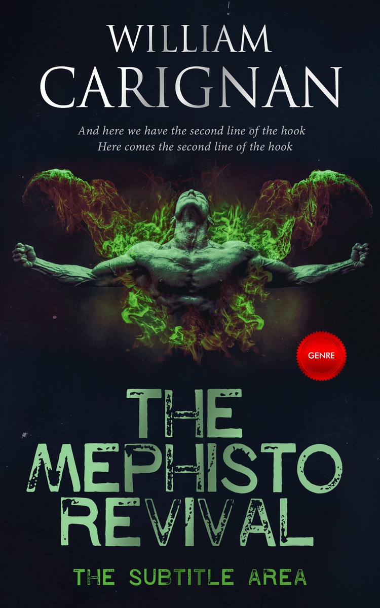 2D view of Premade Mystery & Thriller & Suspense Book Cover - Bunker