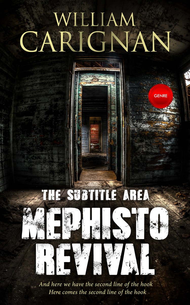 2D view of Premade Abstract Book Cover - Rangoon Green