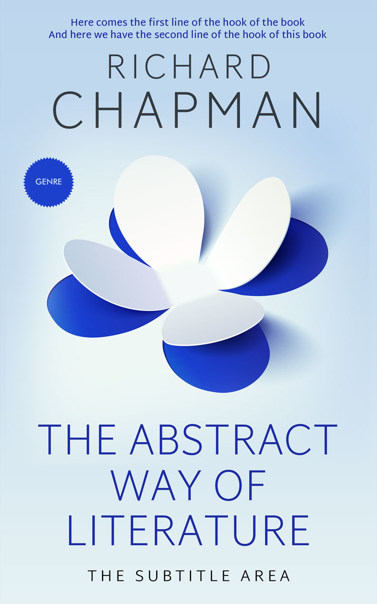 2D view of Premade Romance Book Cover - Jagged Ice