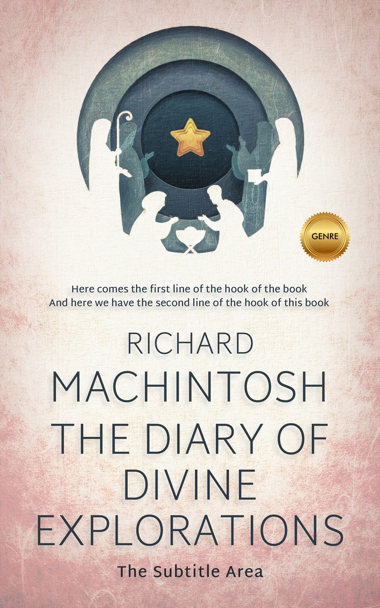 2D view of Premade Religion & Spirituality Book Cover - Bizarre