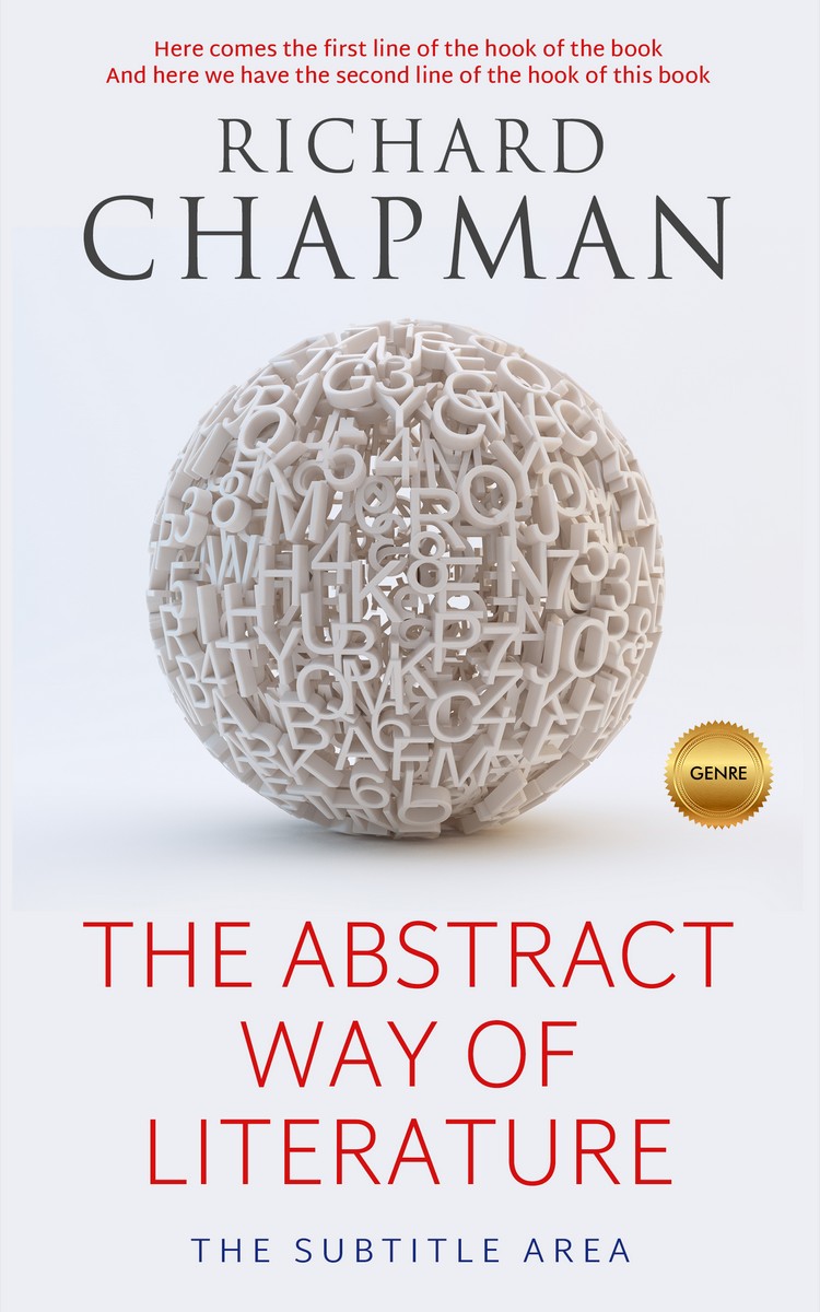 2D view of Premade Abstract Book Cover - Mischka