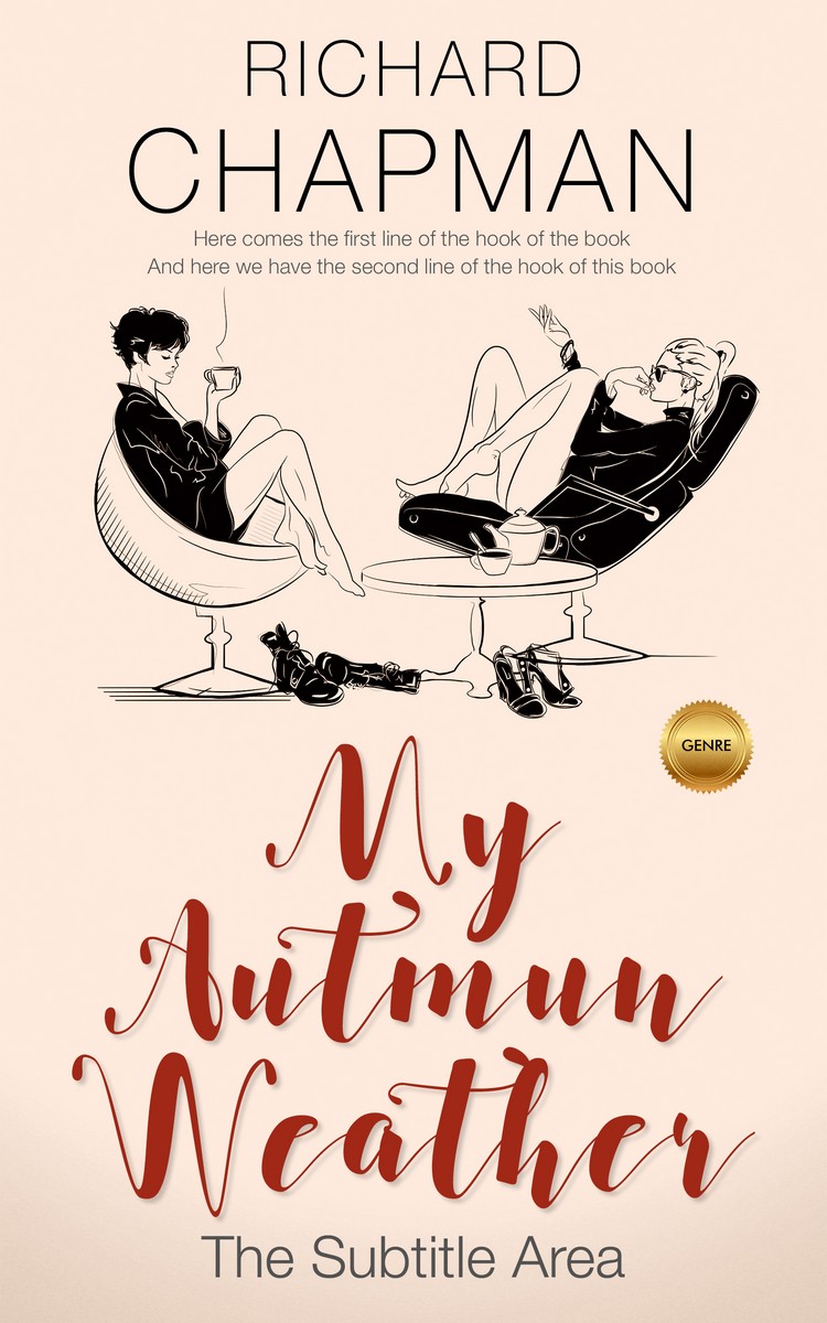 2D view of Premade Teen & Young Adult Book Cover - Linen