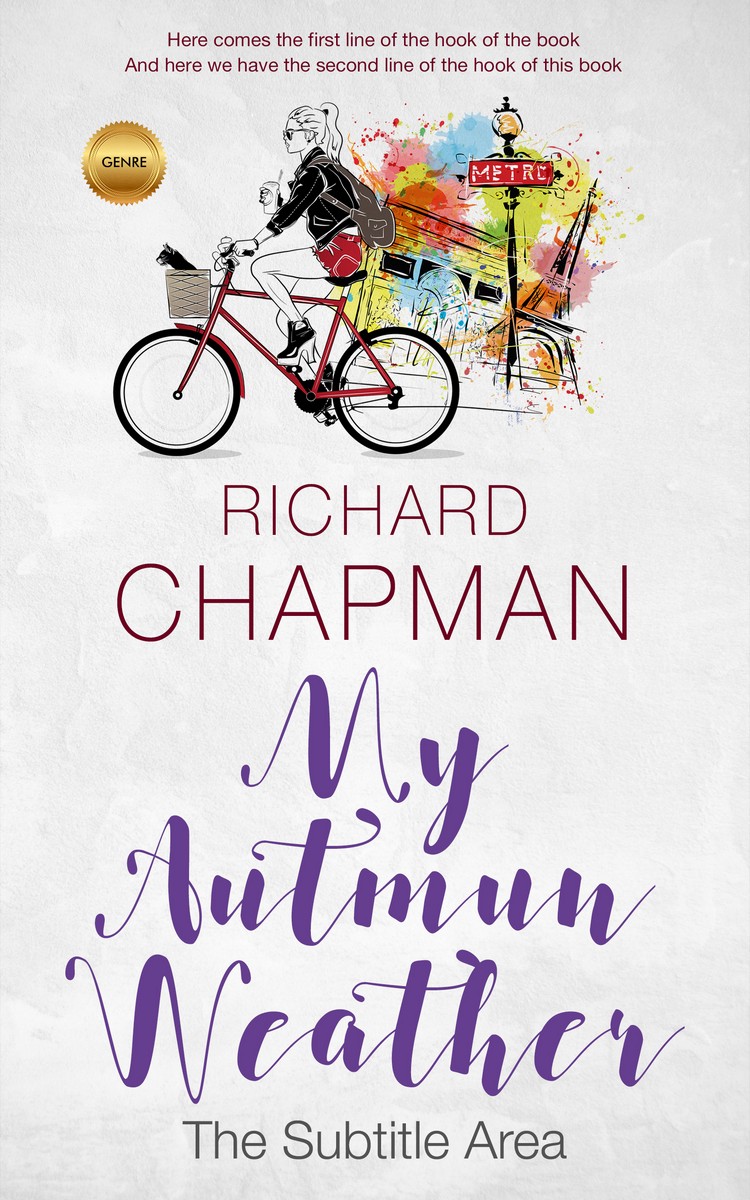 2D view of Premade Chick Lit Book Cover - Gallery