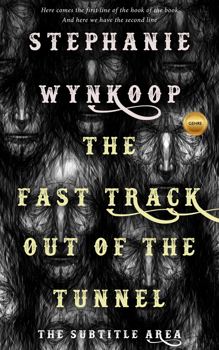 2D view of Premade Horror Book Cover - Cod Gray