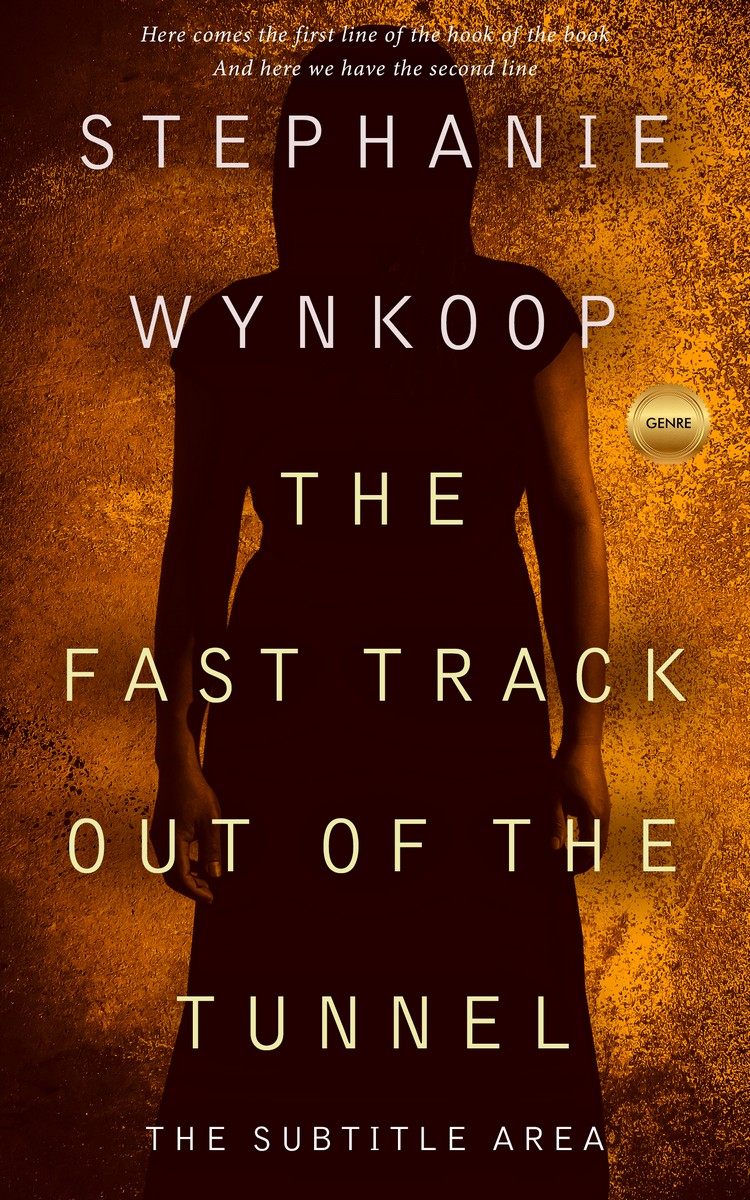 2D view of Premade Mystery & Thriller & Suspense Book Cover - Ochre