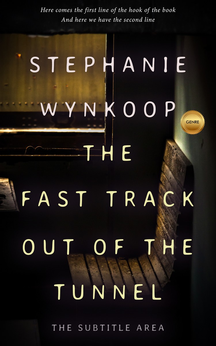 2D view of Premade Mystery & Thriller & Suspense Book Cover - Cod Gray