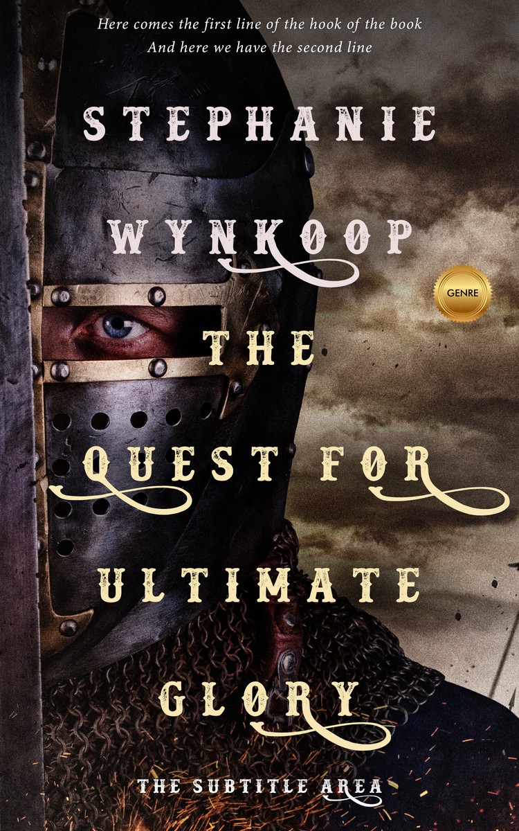 2D view of Premade Historical Book Cover - Cocoa Brown