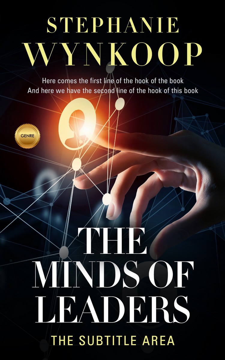 2D view of Premade Business Book Cover - Tan