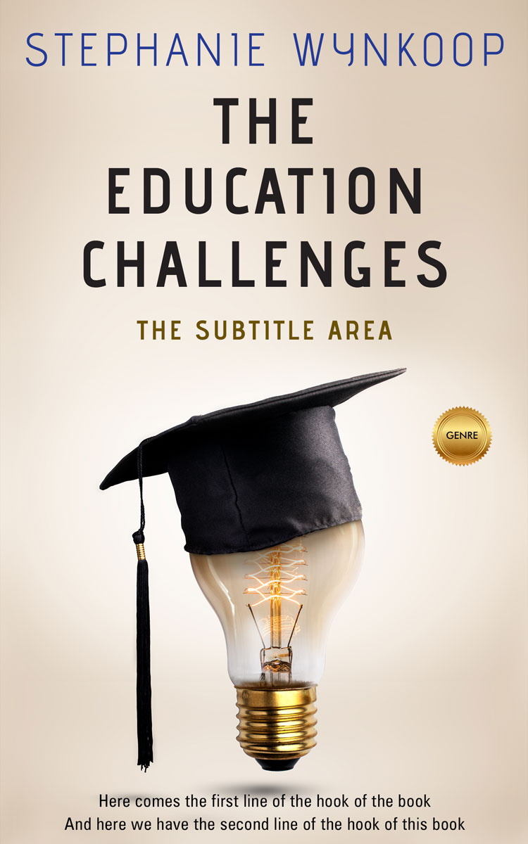 2D view of Premade Self-Improvement & Self-Help Book Cover - Bizarre