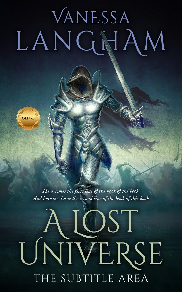 2D view of Premade Fantasy Book Cover - Mirage