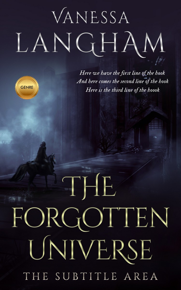 2D view of Premade Fantasy Book Cover - Cinder