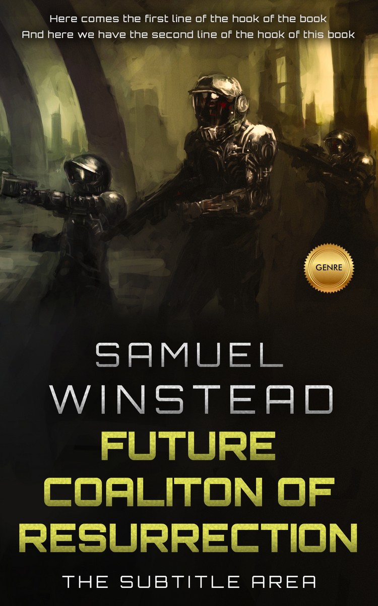 2D view of Premade Apocalyptica Book Cover - Zeus