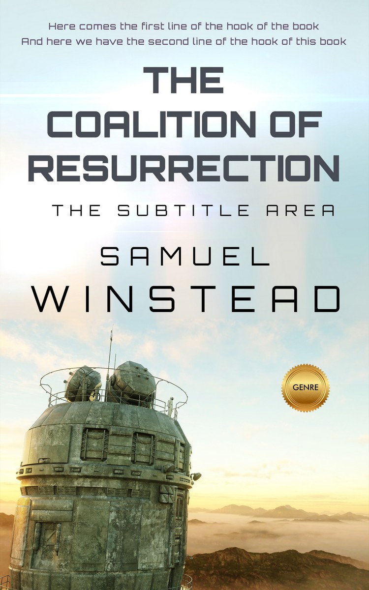 2D view of Premade Science Fiction Book Cover - Gray Nurse