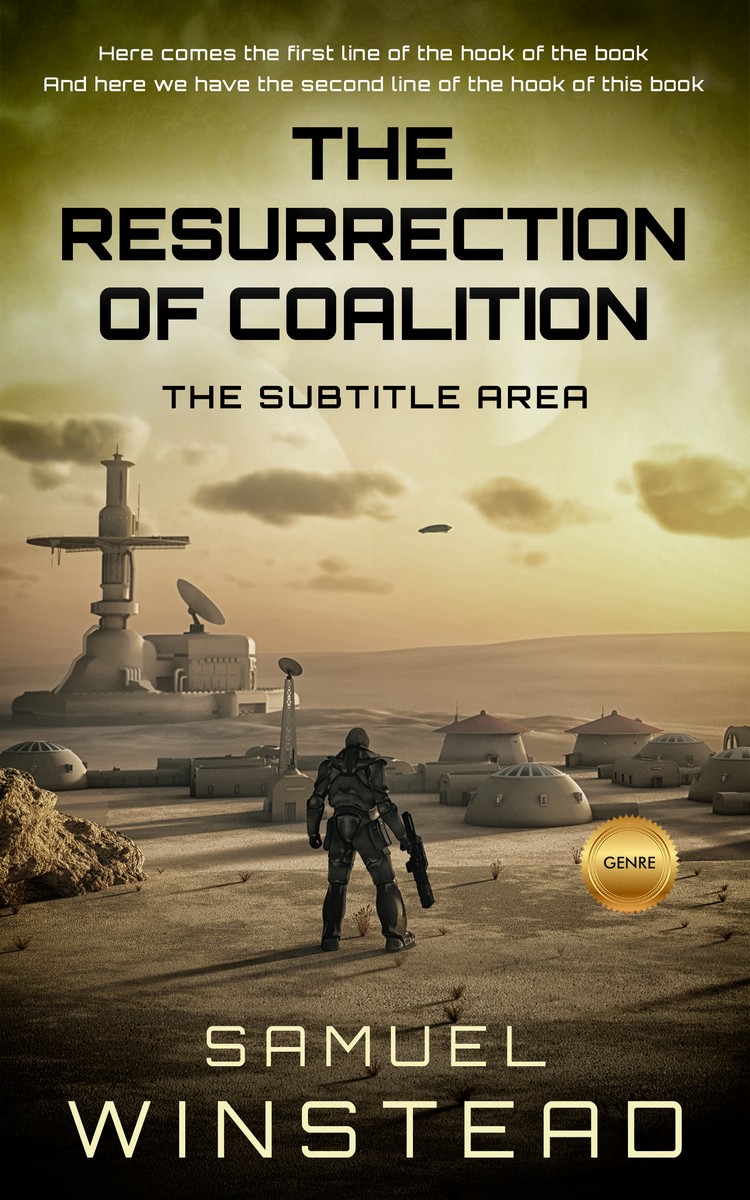 2D view of Premade Science Fiction Book Cover - Mongoose