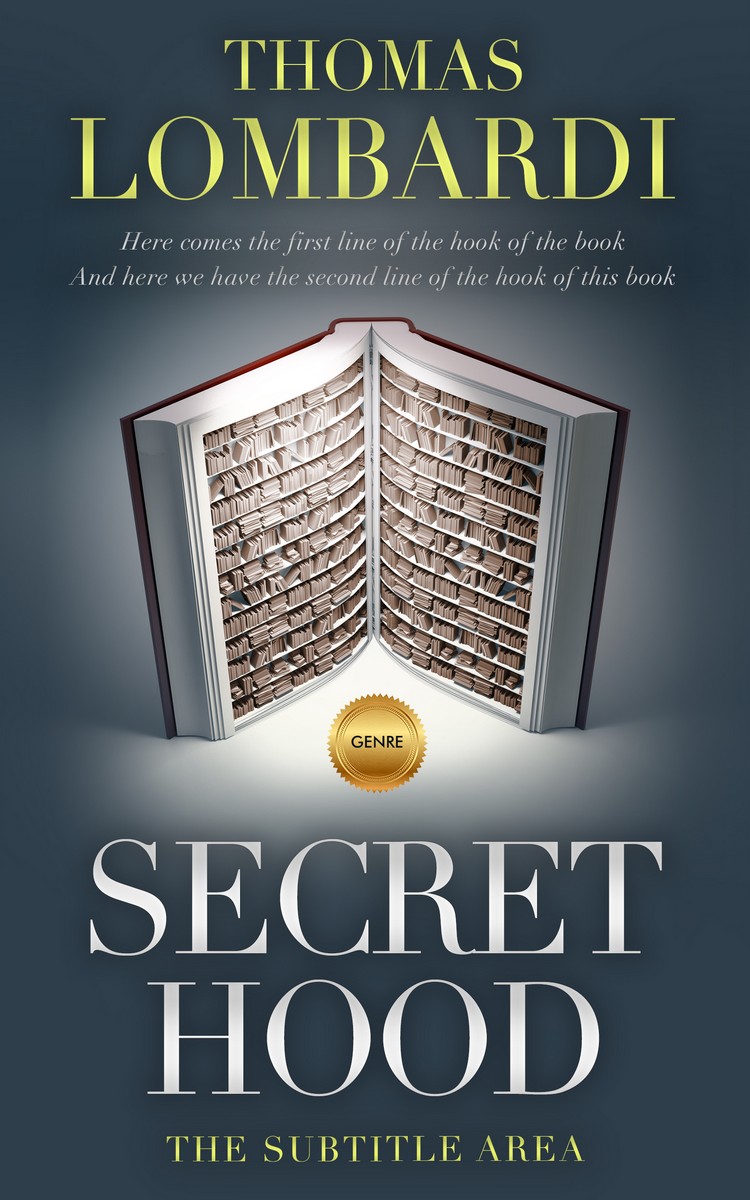 2D view of Premade Fantasy Book Cover - Limed Spruce