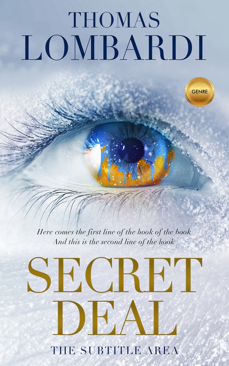 2D view of Premade Fantasy Book Cover - Geyser