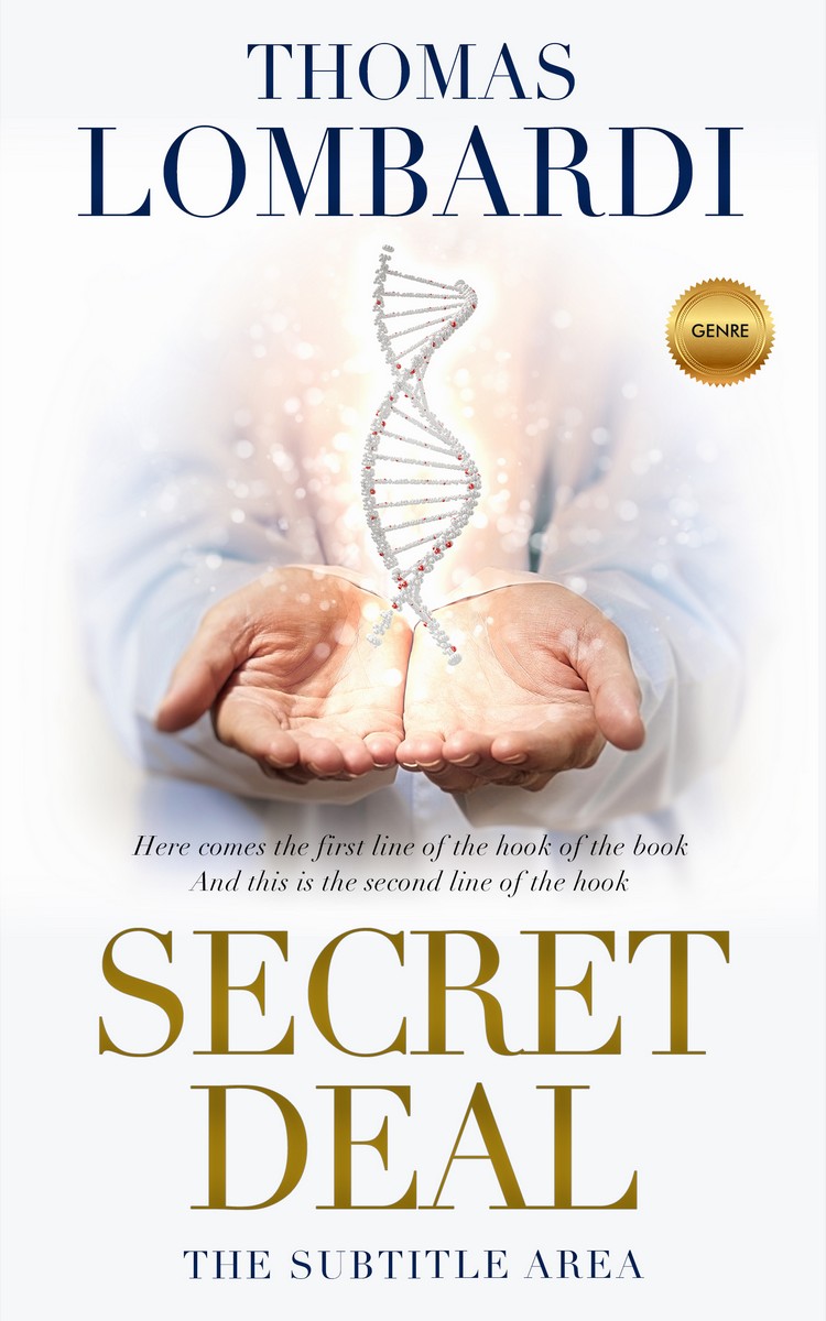 2D view of Premade Medical Book Cover - Bon Jour