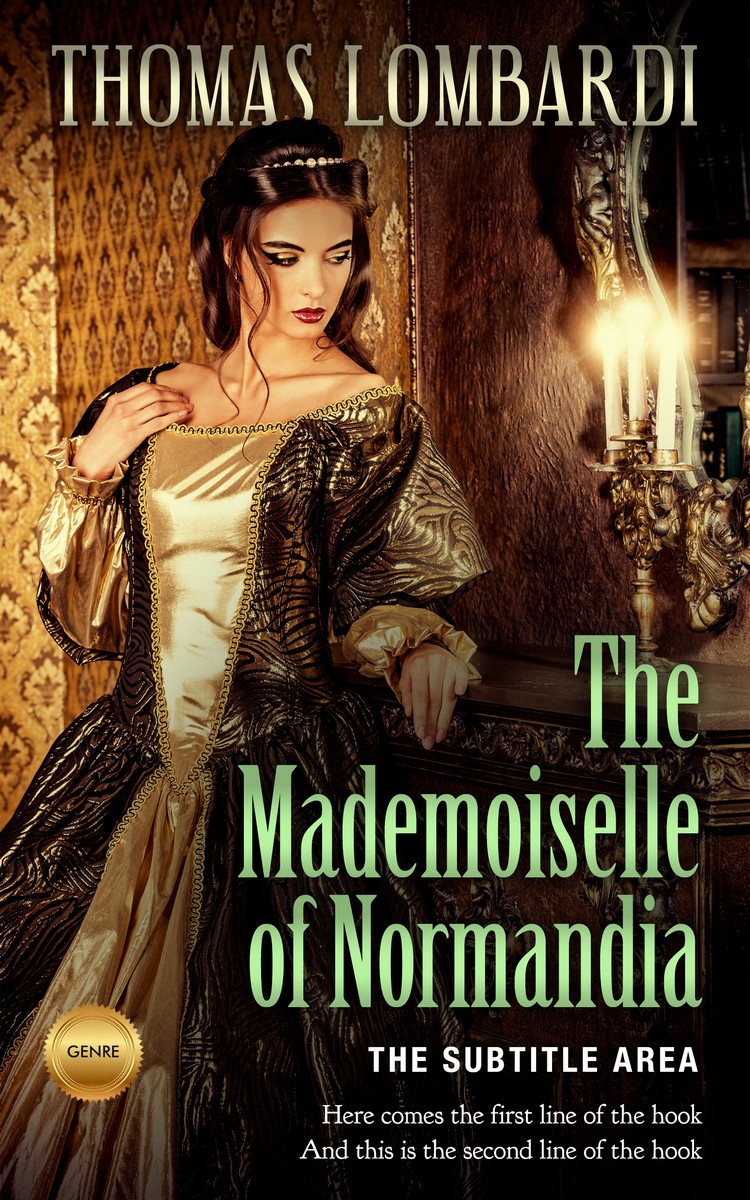 2D view of Premade Historical Book Cover - Laser