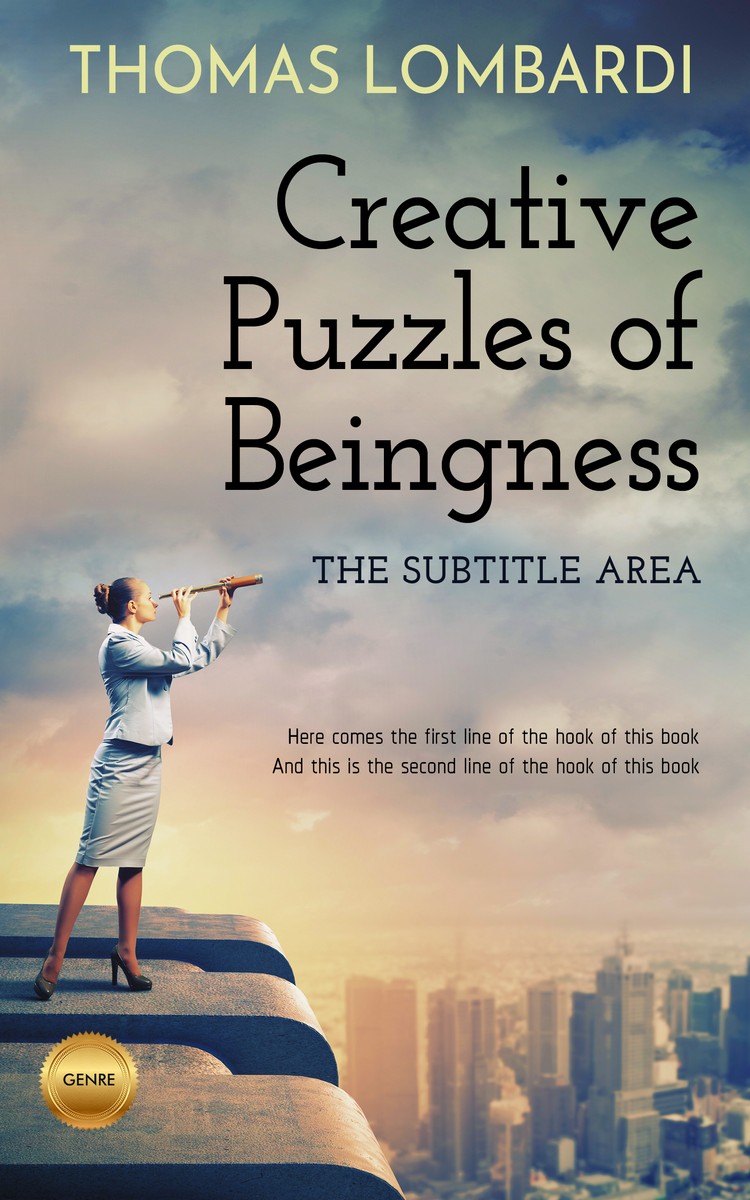 2D view of Premade Self-Improvement & Self-Help Book Cover - Napa