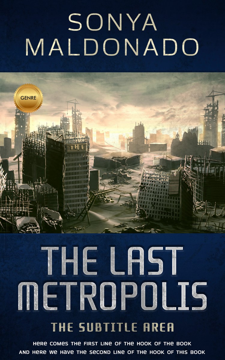 2D view of Premade Apocalyptica Book Cover - Coral Reef