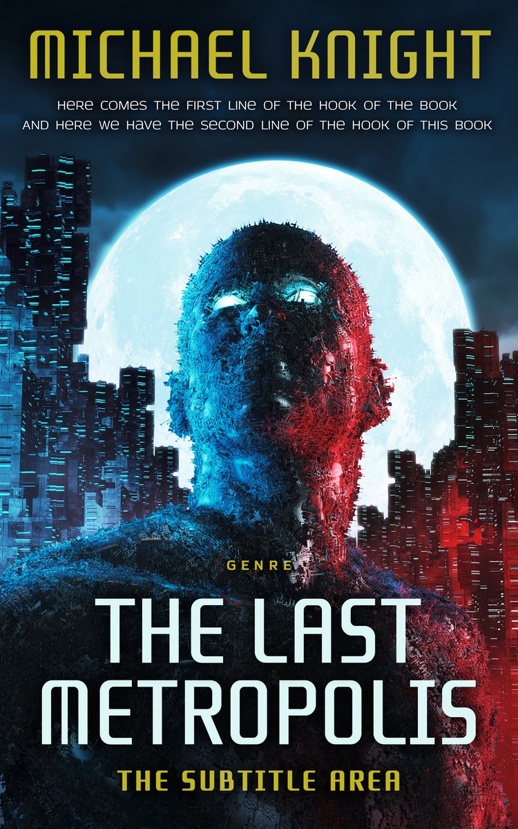 2D view of Premade Science Fiction Book Cover - Celeste