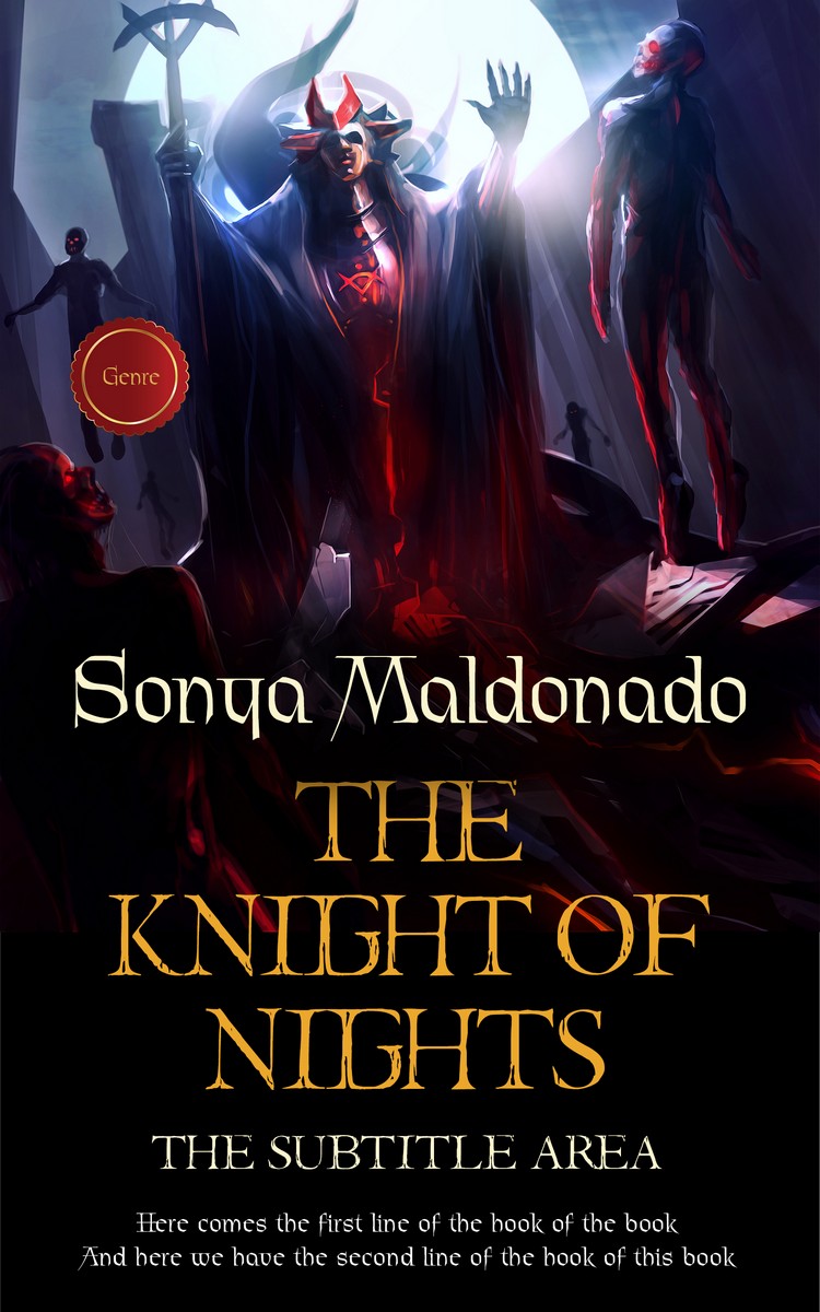 2D view of Premade Fantasy Book Cover - Cinder