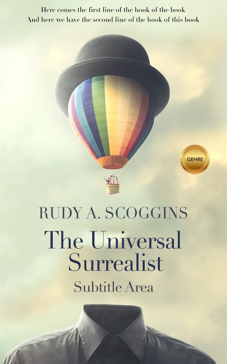 2D view of Premade Self-Improvement & Self-Help Book Cover - Tana