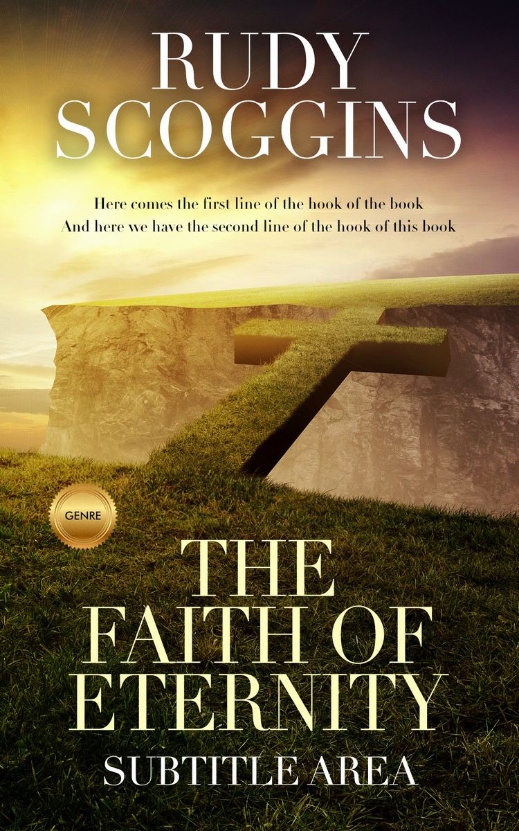 2D view of Premade Religion & Spirituality Book Cover - Calico