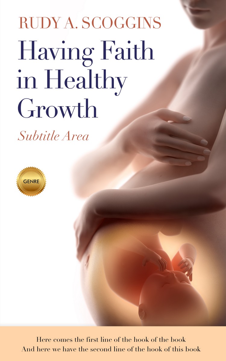 2D view of Premade Health & Mind & Body Book Cover - Toast