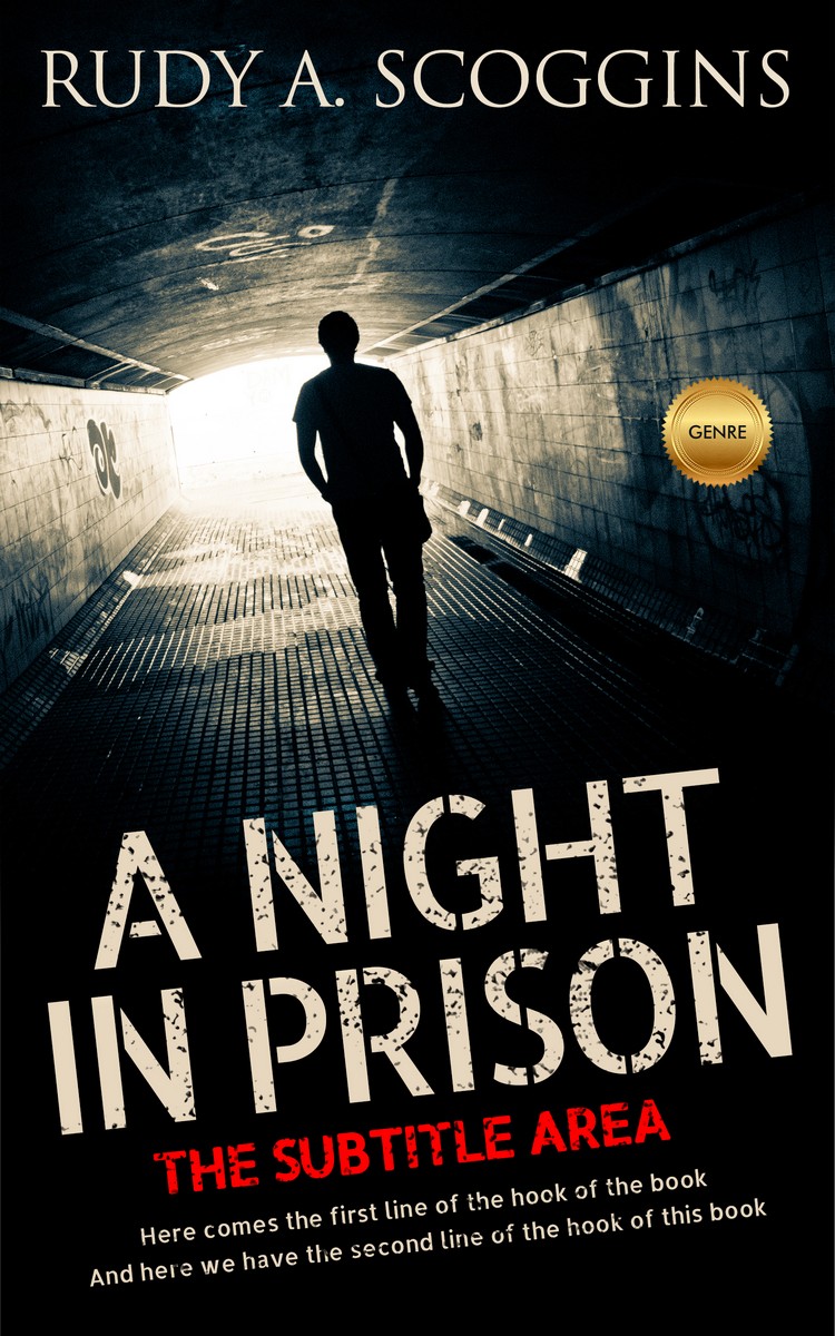 2D view of Premade Mystery & Thriller & Suspense Book Cover - Bunker