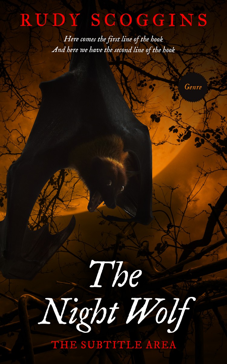 2D view of Premade Horror Book Cover - Crowshead