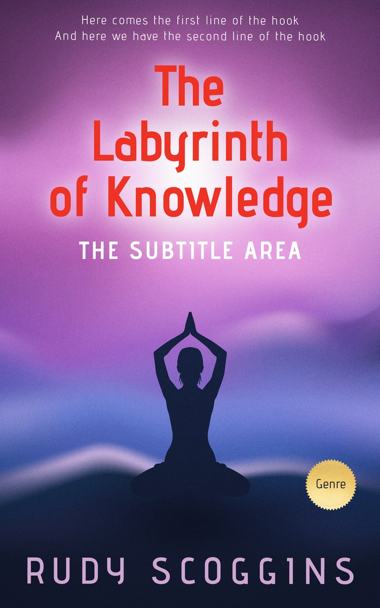 2D view of Premade Religion & Spirituality Book Cover - Wisteria