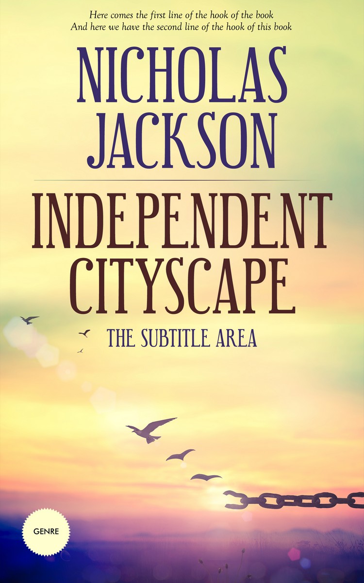 2D view of Premade Self-Improvement & Self-Help Book Cover - Sandwisp