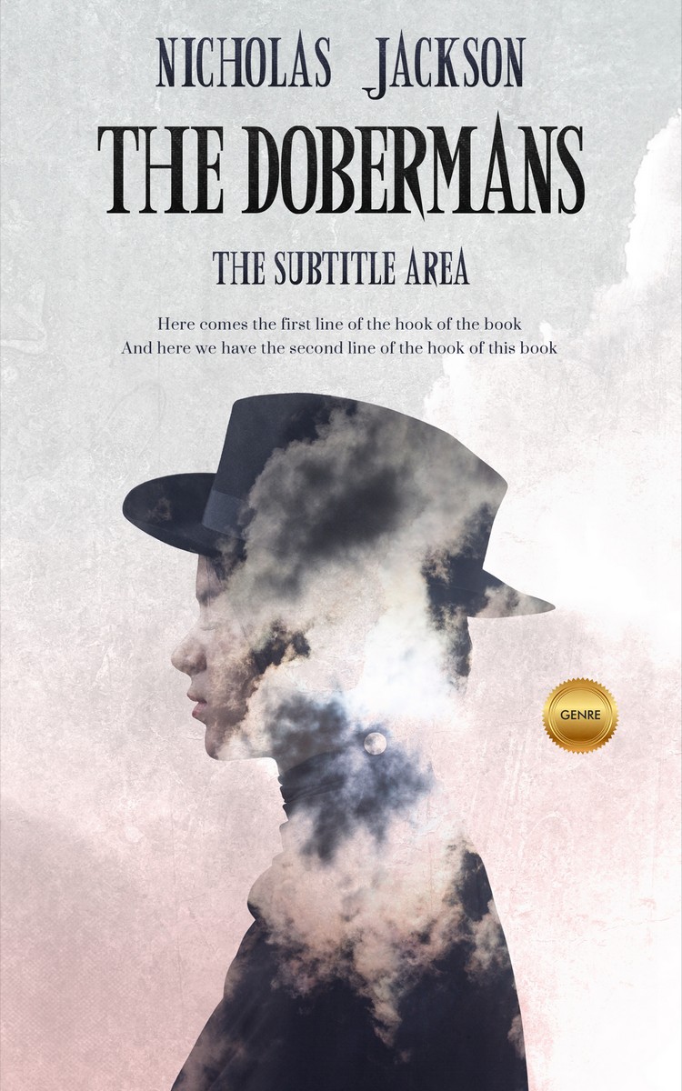 2D view of Premade Horror Book Cover - Ebb