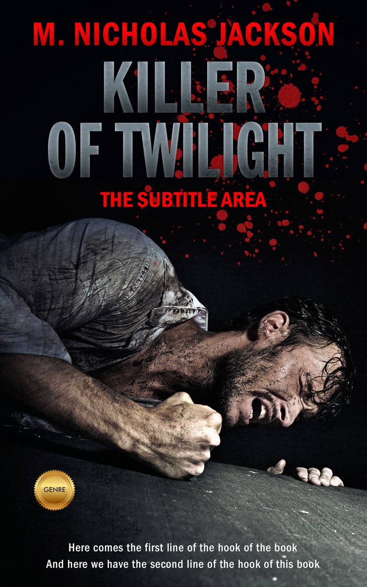 2D view of Premade Mystery & Thriller & Suspense Book Cover - Woodsmoke